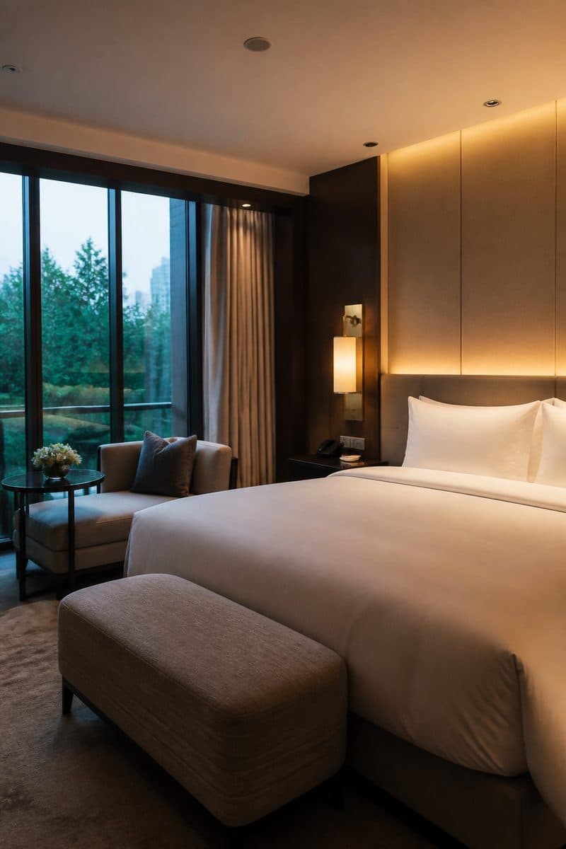 Hotel room preview inside the Weblooms Hospitality guest app